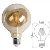 6W RUSTİK LED G90 GLOP AMPUL (E27)(AMBER) 1