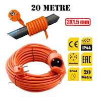 20MT 1.5MM*3 SEY.UZATMA KABLOSU (TURUNCU) 2