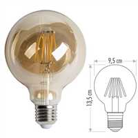 6W RUSTİK LED G90 GLOP AMPUL (E27)(AMBER) 2