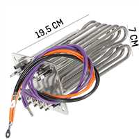 400/230V 6* 3000W L:20cm DİKDÖRTGEN FLŞ.REZ. Kablo SULU ÖB.5 20 Bük. 7,5*0,40mm İTH.UPI D 1