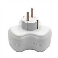 3’LÜ TOPRAKLI FİŞ/PRİZ (BEYAZ) (ÇOCUK KORUMALI) 3