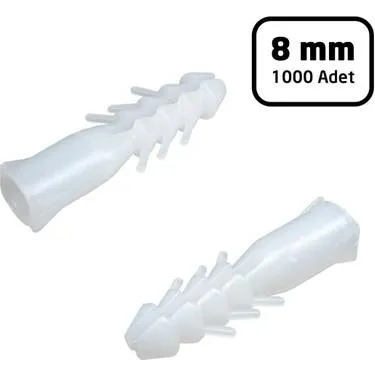 PLASTİK DÜBEL 8 MM 1