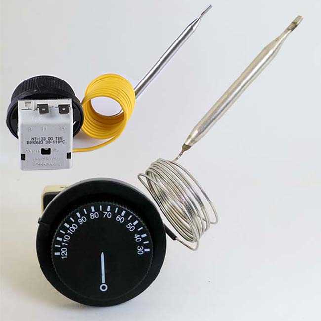 GAZLI TERMOSTAT TECASA (2 ÇIKIŞLI)30-120 1