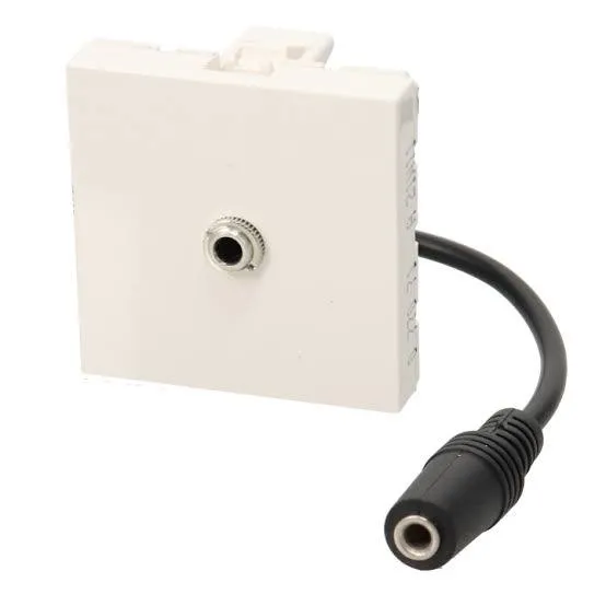 45x45 mm STEREO JACK (3,5 mm) (BEYAZ) 1