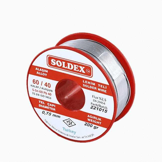 60/40 MAKARA LEHİM 0,75MM 200GR 1