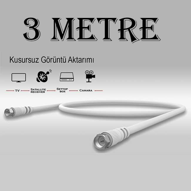 HAZIR ANTEN KABLOSU 3MT. 1