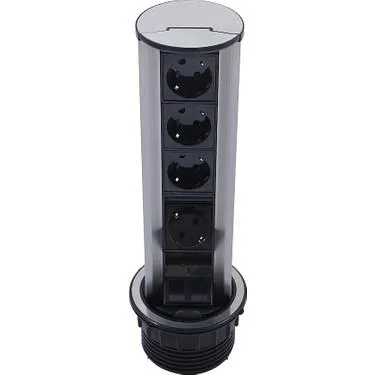 8 MODÜL SİLİNDİR PRİZ KUTUSU (INOX) 1