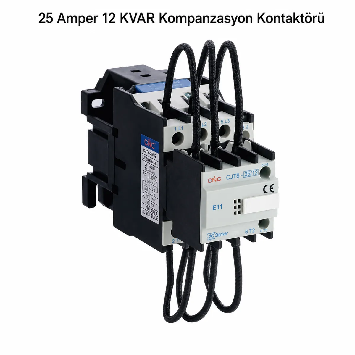 KOMPANZASYON KONTAKTÖRÜ 25 AMP.12 KVAR 1