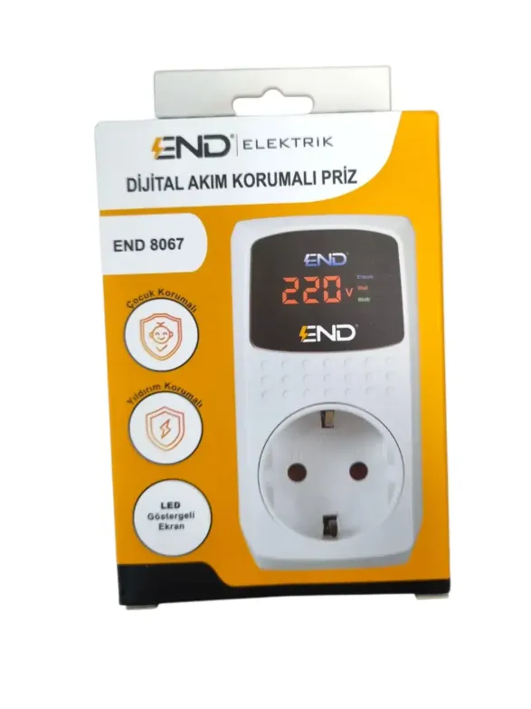 DİJİTAL AKIM KORUMALI PRİZ 1