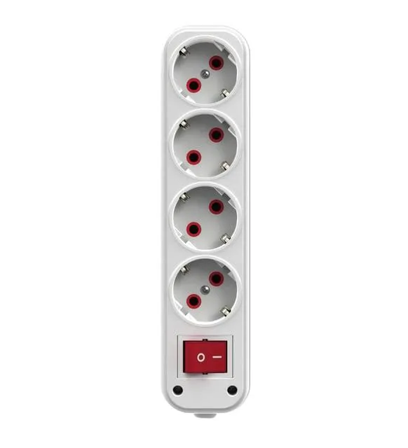 4'LÜ UPS TOPRAKLI PRİZ KLEMENSLİ 1