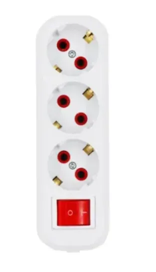 ÜÇLÜ TOP.GURUP PİRİZ ANAHTARLI 1