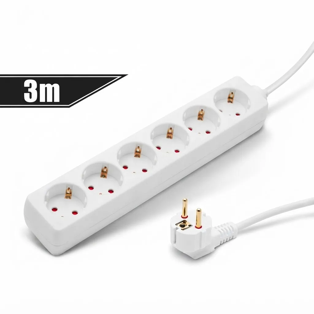 6'LI TOPRAKLI PRİZ 3 MT. 1
