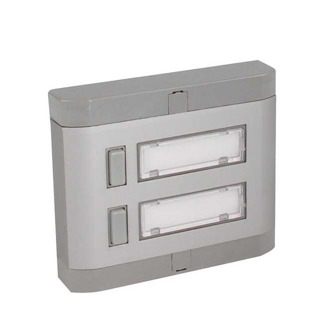 2 Lİ ALÜMİNYUM ZİL BUTONU 1