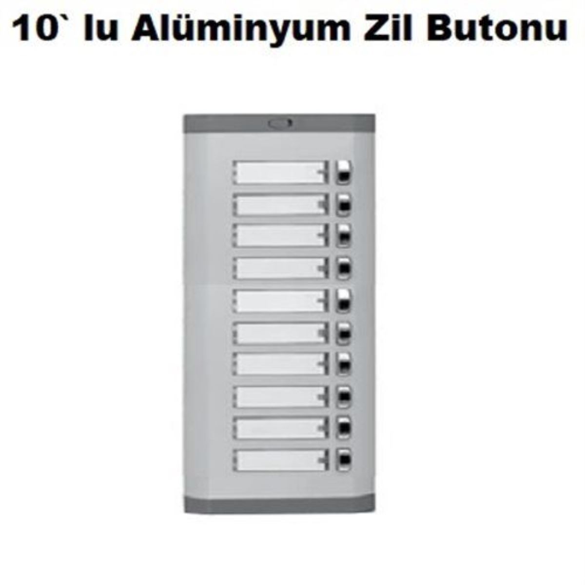 8'Lİ ALİMİNYUM ZİL BUTONU 1