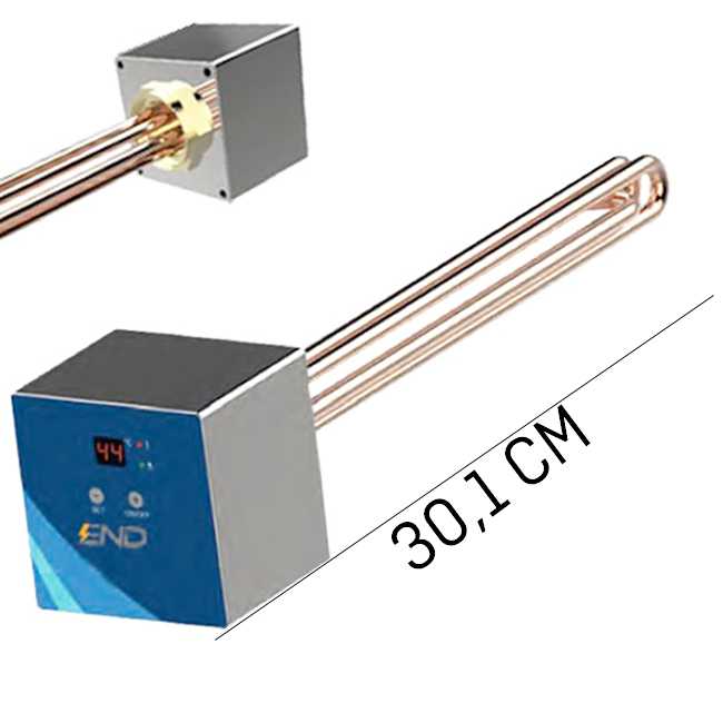 2' KABLOLU DİGİTAL TERMOSTATLI ISITICI 3000 W 1