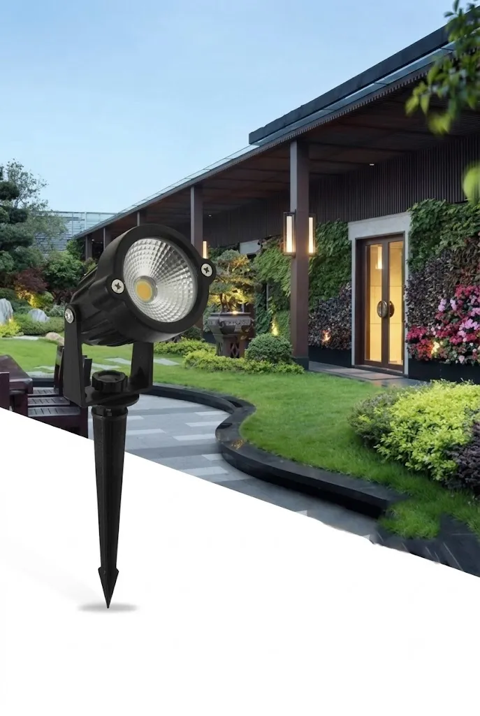 7W LED TARA KAZIKLI BAHÇE ARMATÜRÜ (AMBER) 1