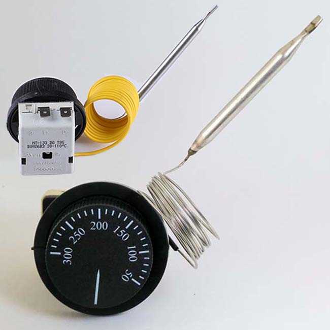 GAZLI TERMOSTAT TECASA (2 ÇIKIŞLI) 50-300 1