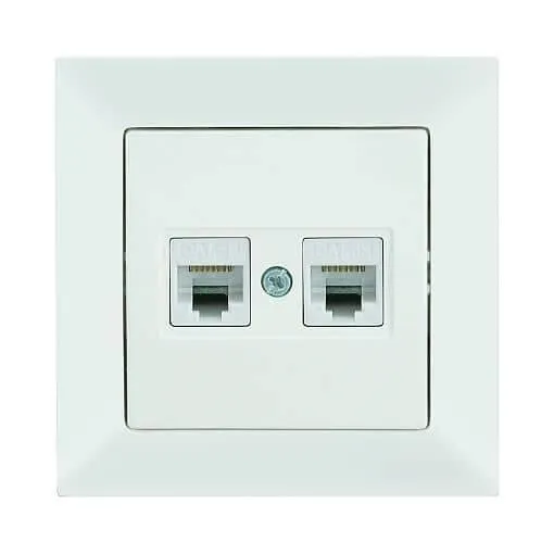 İKİLİ DATA PRİZİ (CAT 6 + CAT 6) 1