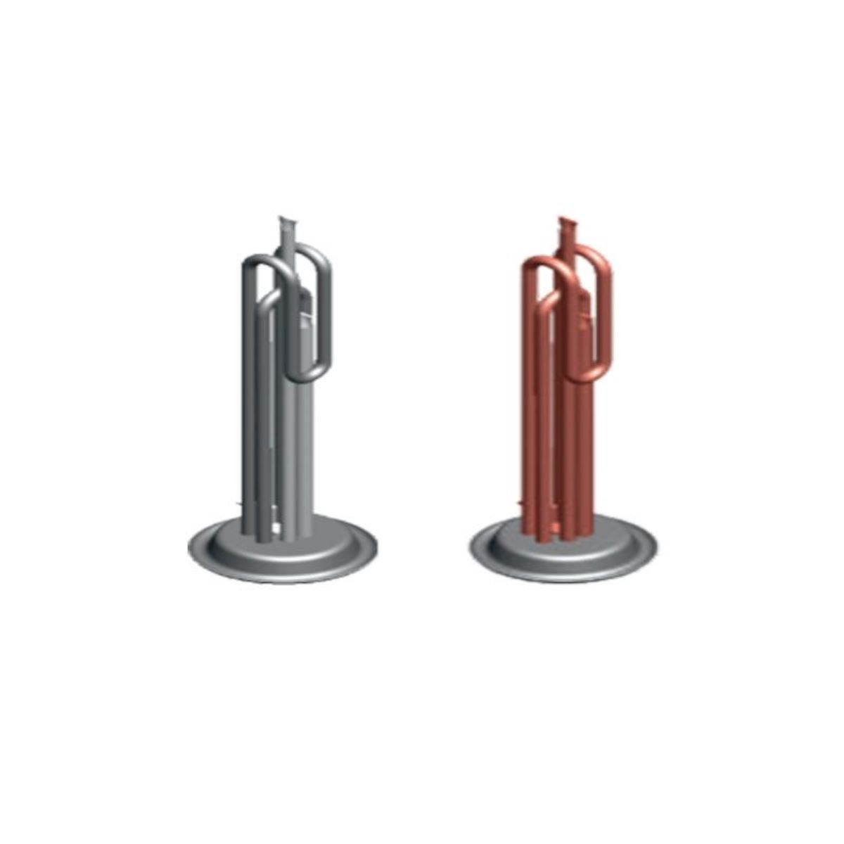 YUVARLAK FLANŞLI TERMOSİFON REZ. KROM 220V 2000W 1