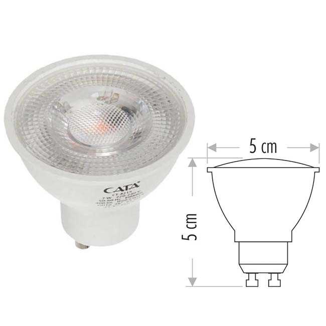10W LED AMPUL (GU-10) (GÜNIŞIĞI) 1