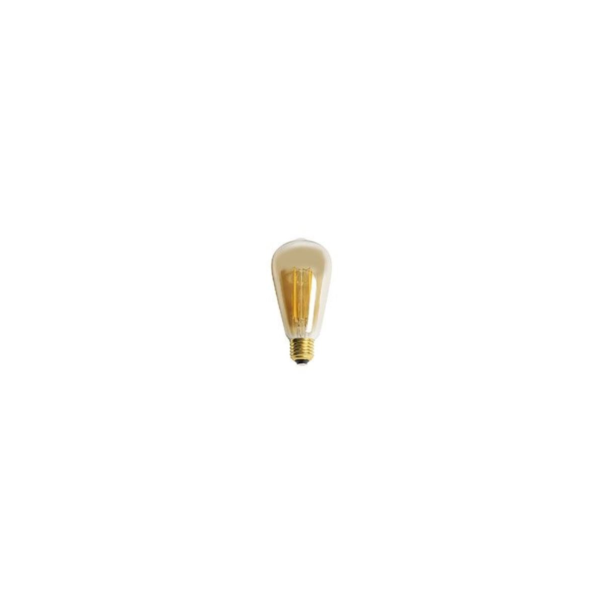 8W RUSTİK LED AMPUL (ST-64) (AMBER ) 1