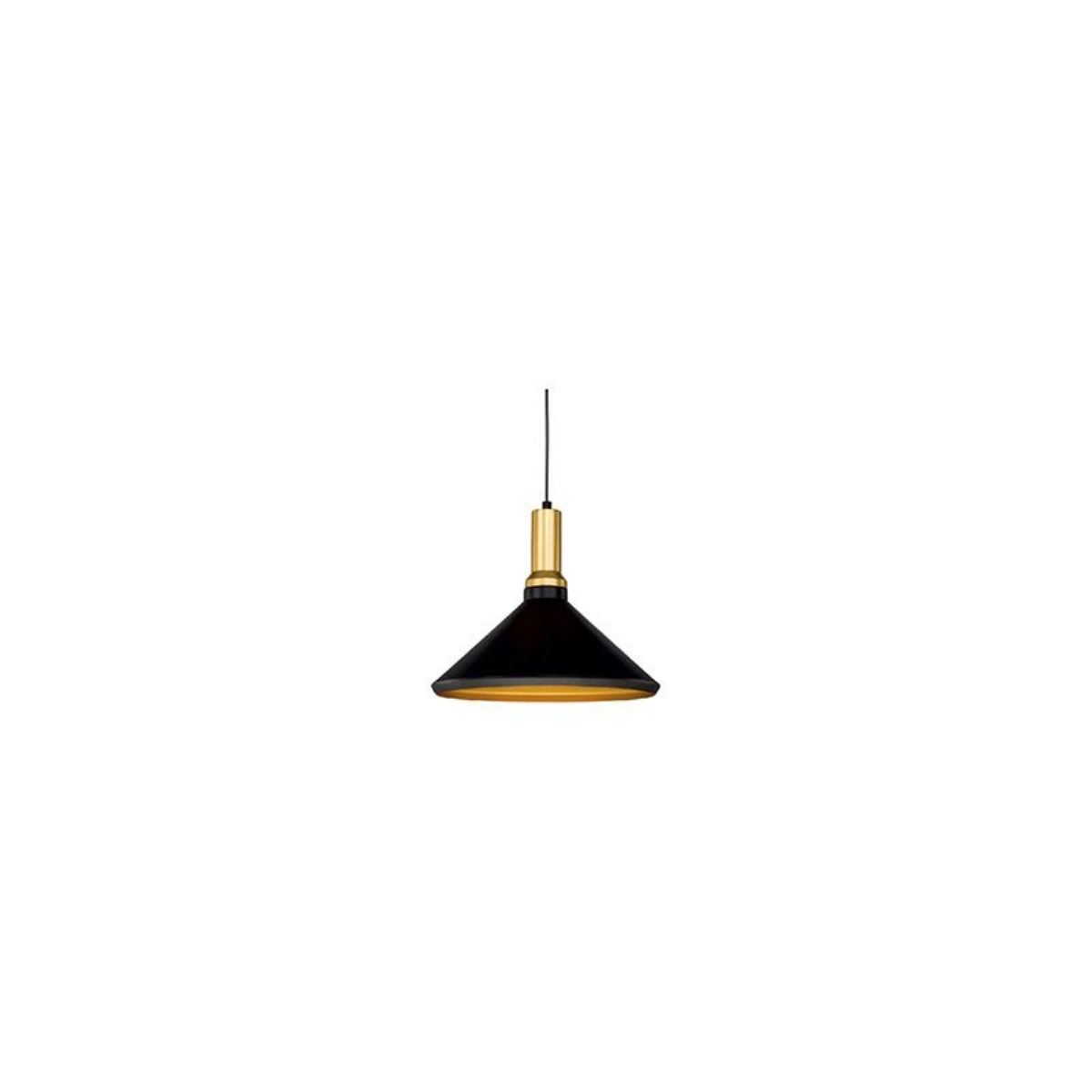 DEKORATİF SARKIT ARMATÜR (SİYAH+GOLD DUY+35cm) 1