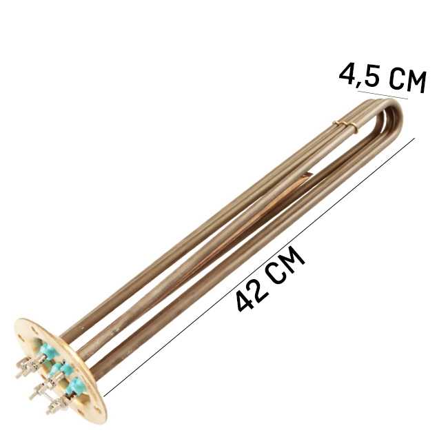 380/230V 3* 3000W L:42cm SIV.FLŞ.REZ. M4 SULU ÖB.5 1