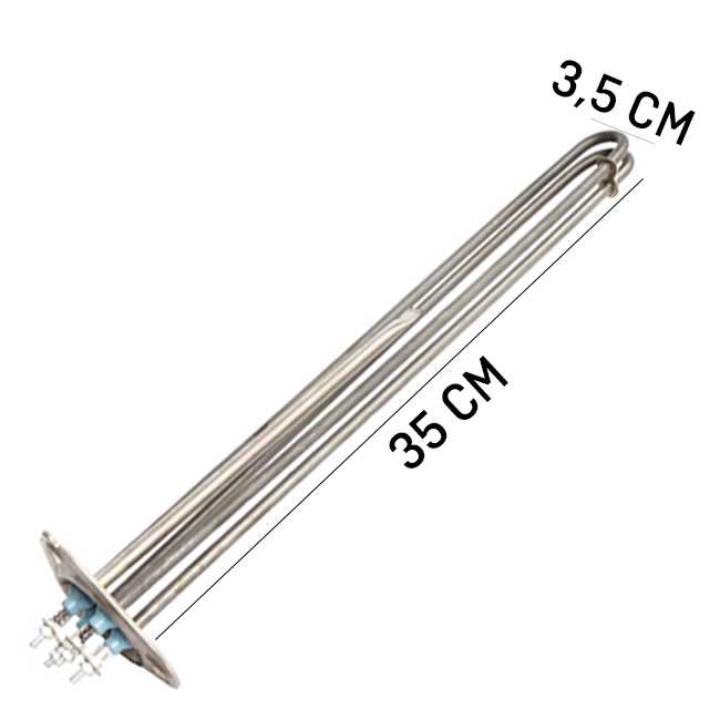 230/230V 2* 1000W L:24cm KÜÇ.ÜÇG.FLŞ.REZ. M4 SULU 1