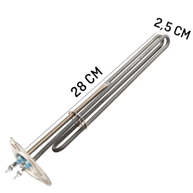 230V  2000W L:28cm KÜÇ.ÜÇG.FLŞ.REZ. M4 SULU ÖB.5 3 1