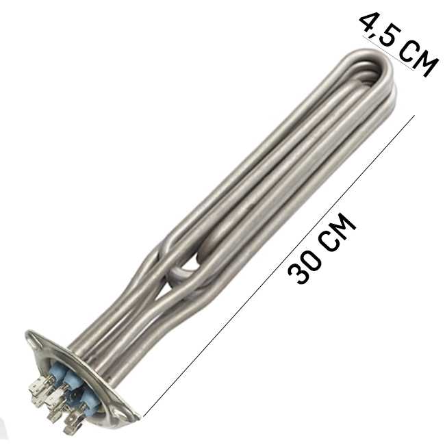 230V 3* 3000W L:30cm BÜY.ÜÇG.FLŞ.REZ. M4 SULU ÖB.5 1