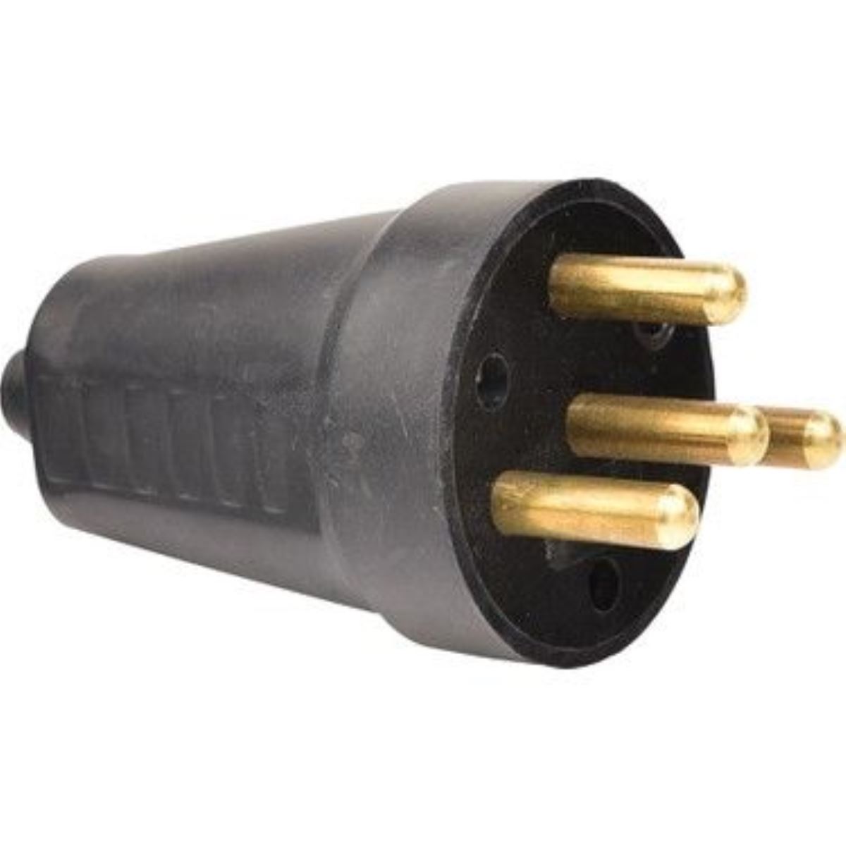 3X25A TRİFAZE ERKEK FİŞ - SİYAH 1