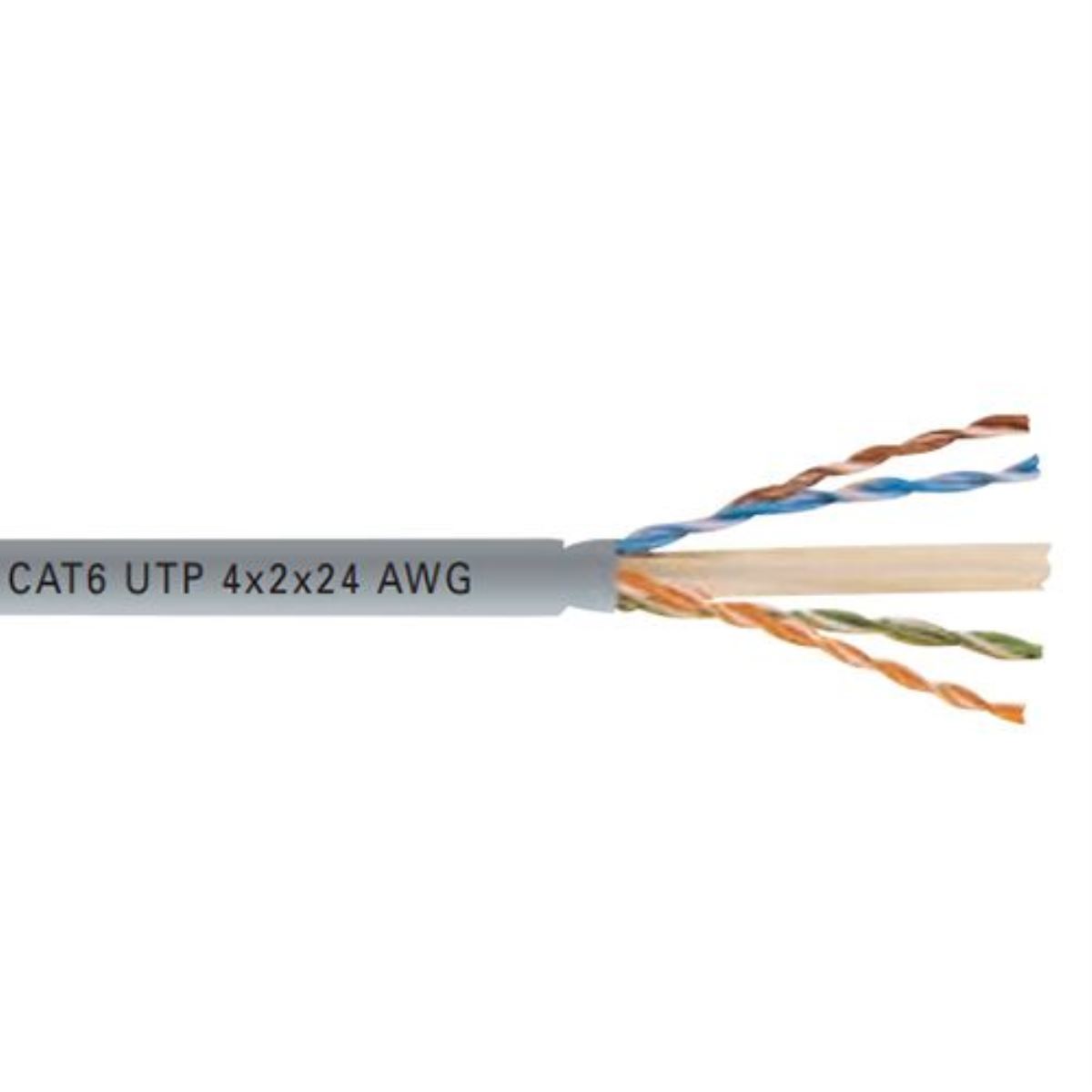 CAT 6U/UTP4X2X24 AWG-CU 1