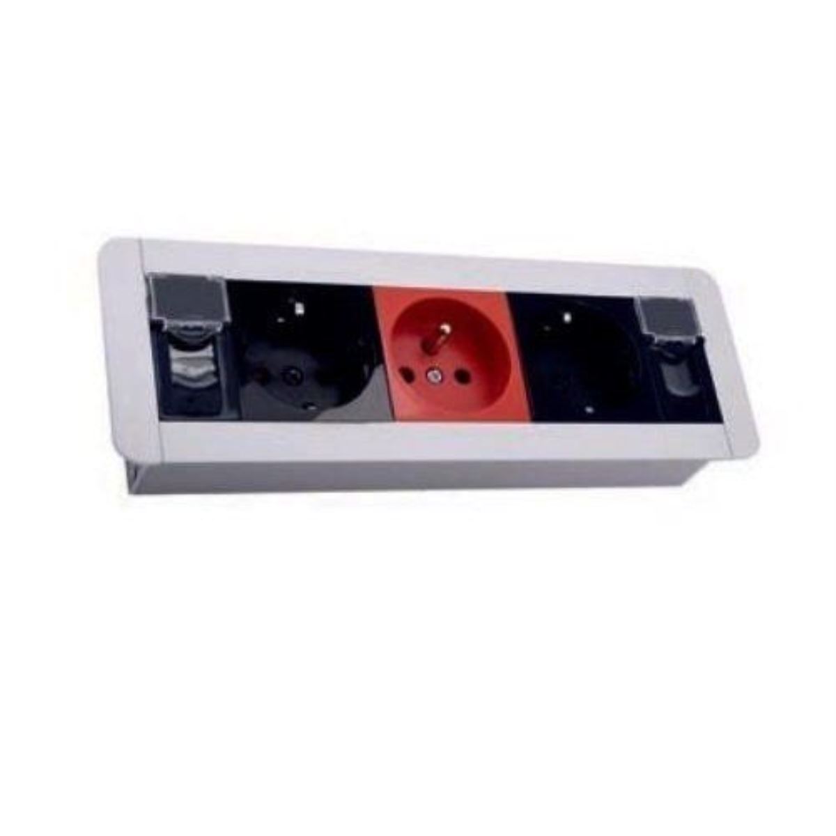 10 MODÜL GÖMME TİP PRİZ KUTUSU (SİYAH) 1