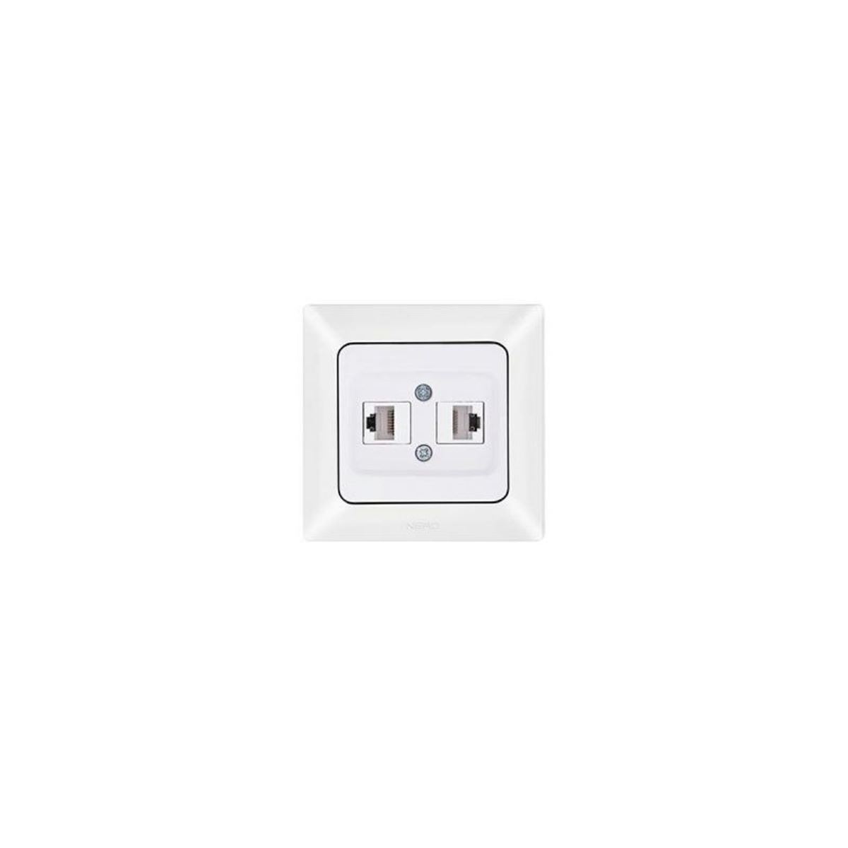 İKİLİ DATA PRİZİ (CAT 6 + CAT 6) 1
