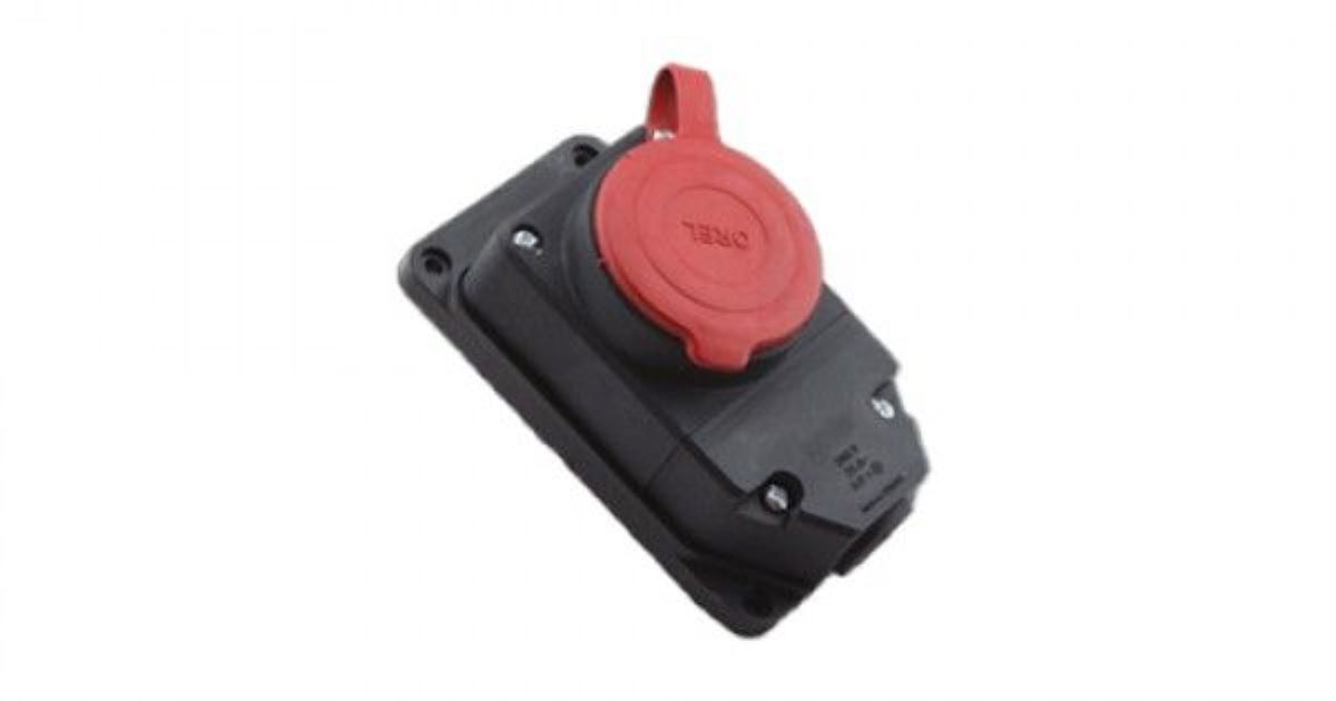 3X25 KAUÇUK DUVAR PRİZİ KL 1