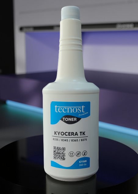 Tecnost Kycoera TK 8335/8345/8365/8375 (260/Gr) Cyan Şişe Toner 1
