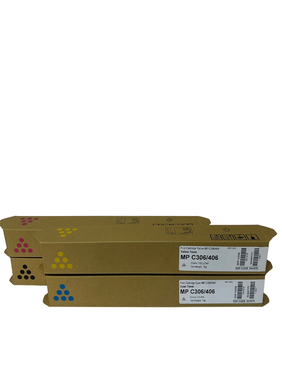 (ZT)Ricoh Mpc C306/C307/C406 Cyan Japon Toner 1