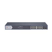 DS-3E0518P-E/M 16 Port +2SFP Gigabit Yönetilemez POE Switch 1