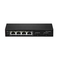 ODS-4P2S 4 Port 10/100/1000M PoE Switch + 2 Uplink SFP 1