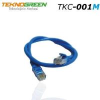 TKC-001M 1m. Cat6 Kablo Mavi 1