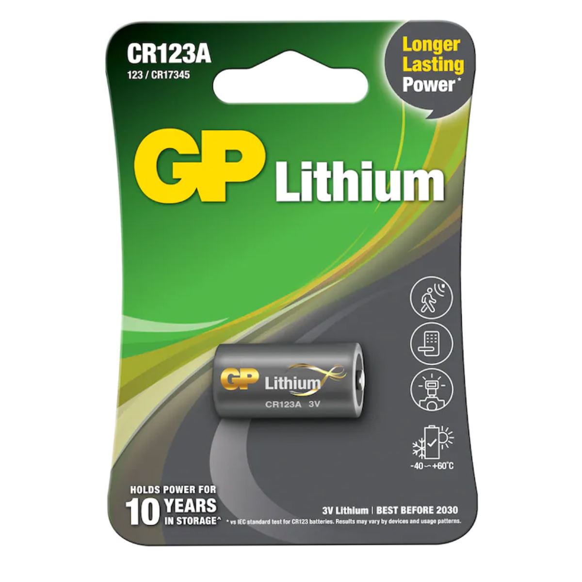 MT-P123 CR123A 3V Lityum Pil 2'li 1