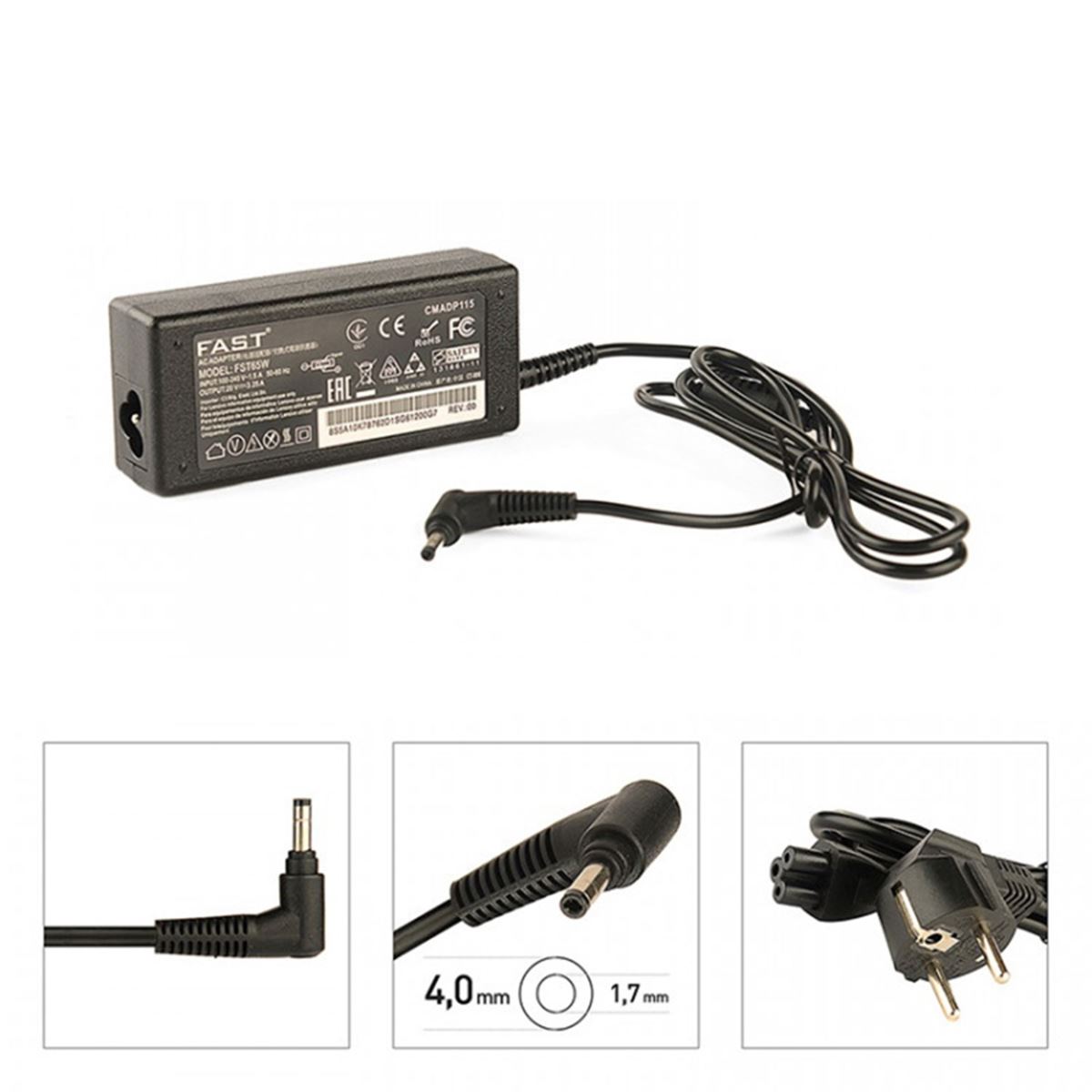 C174 20V 3.25A 4.0x1.7 Notebook Adaptör CMADP115 1