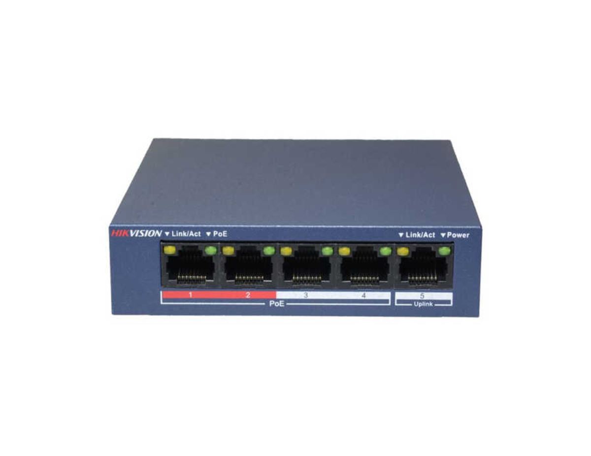 DS-3E1105P-EI 5 Port 10/100 Smart Managed 4 Port PoE 35watt 1