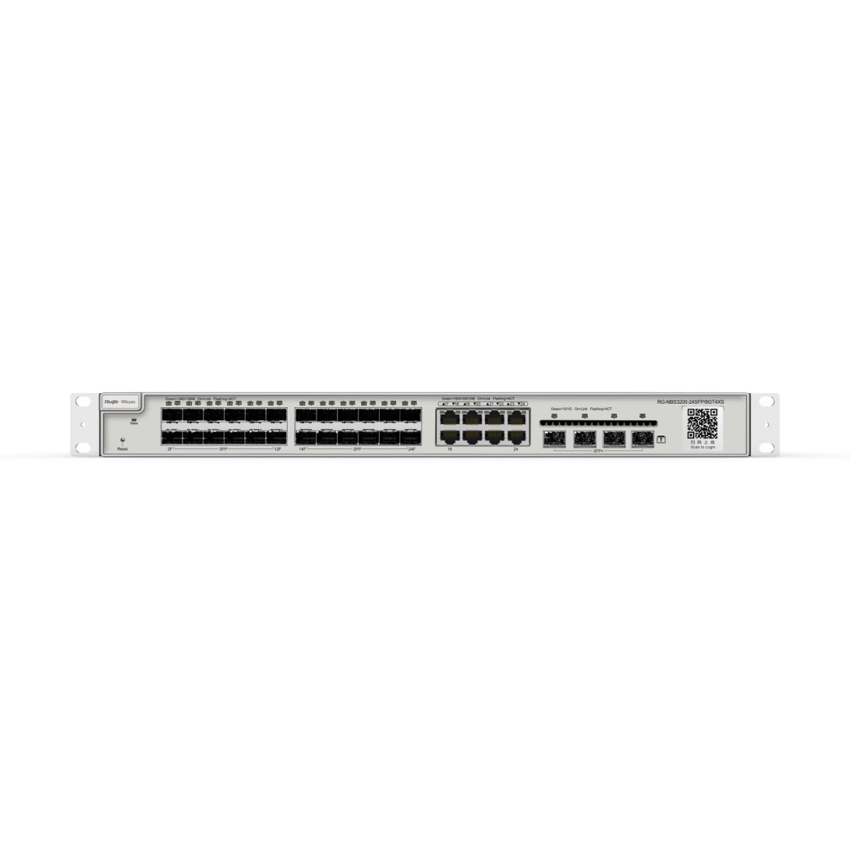 Reyee RG-NBS3200-24SFP/8GT4XS 24 Omurga Switch 24 Gigabit SFP / 8 Combo RJ45 port / Layer 2 Yönetilen Anahtar 1