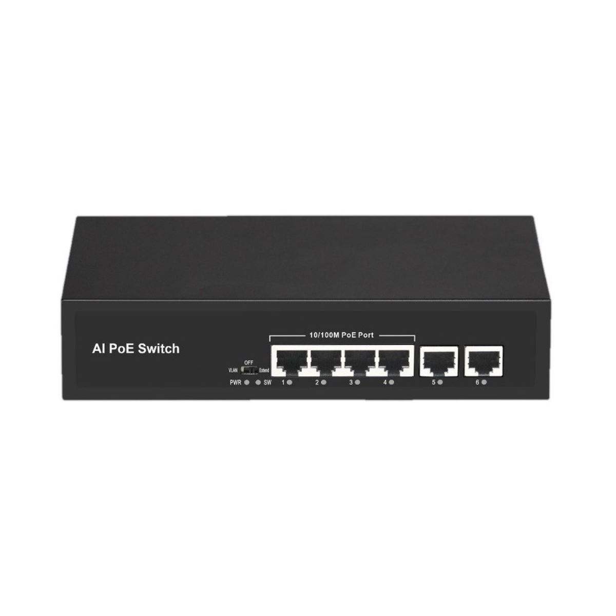 ODS-4P2U 4 Port 10/100MB 2 Uplink10/100MB Poe Switch 60W 1