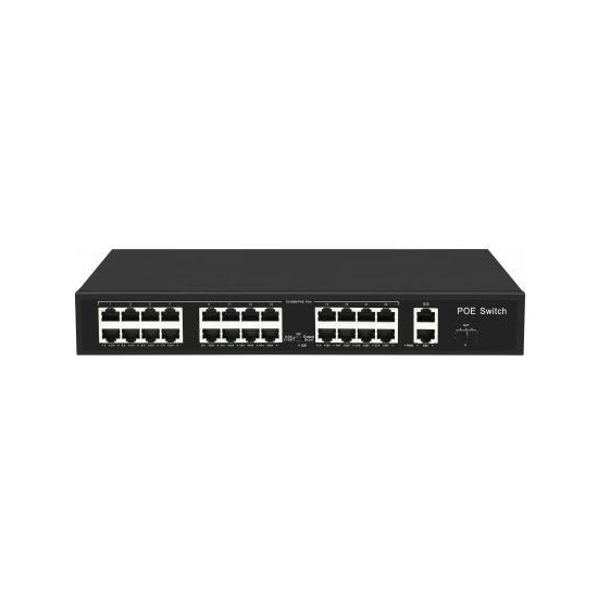 ODS-24P2U1S-24 ports 10/100M POE Switches+ 2 Up Gigabit Ethernet  + 1 Up Gigabit SFP 300W 1