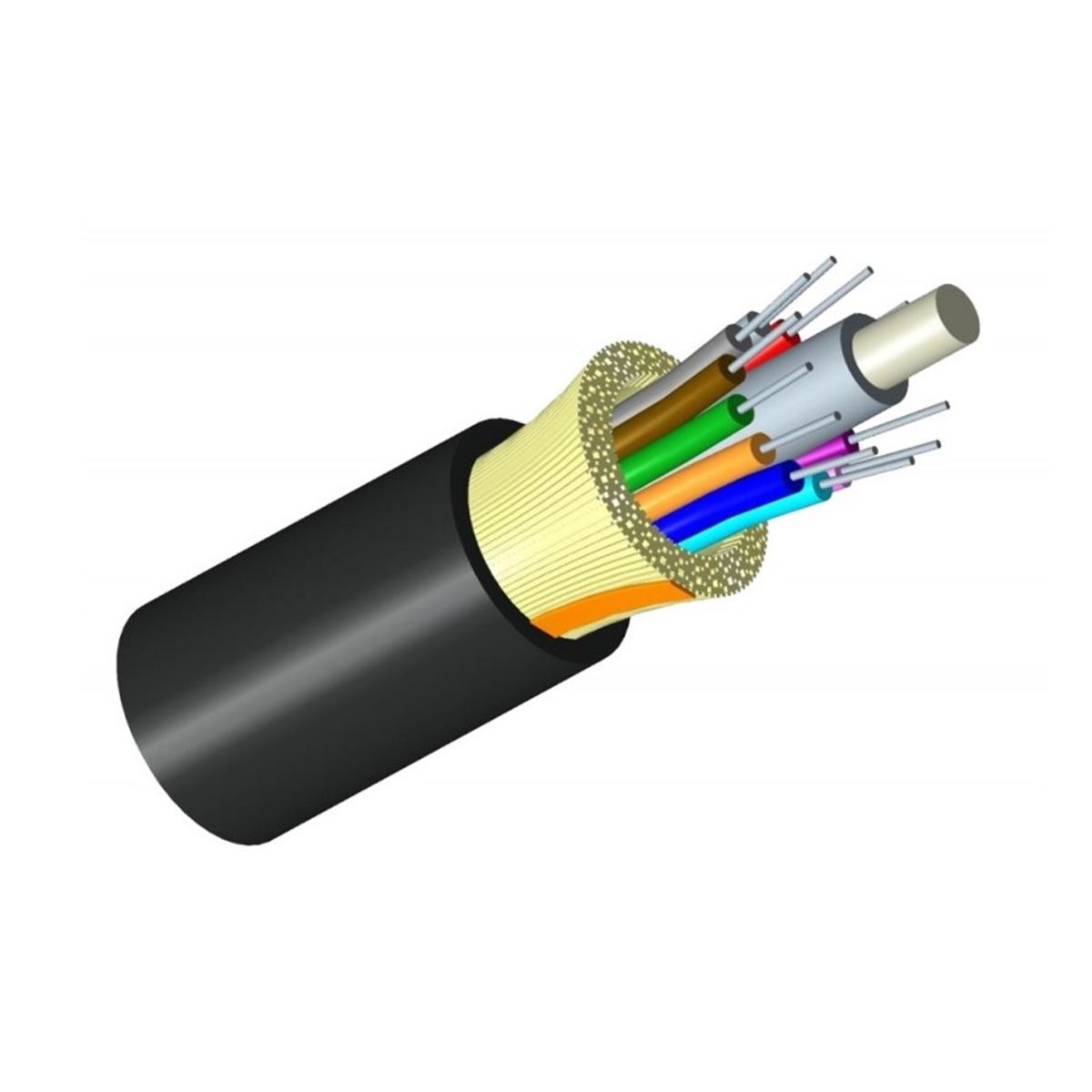 24 Core SM Fiber Kablo 1 Mt 1