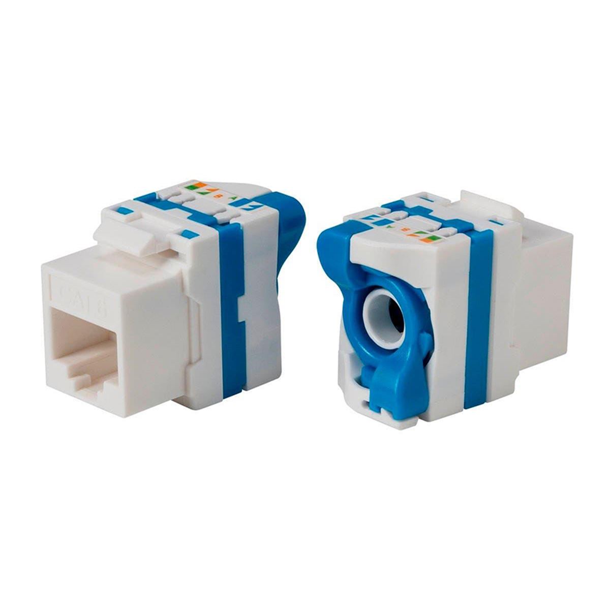 KJ-UC6-18056 Cat6 180° UTP Çevirmeli Keystone Jack 1