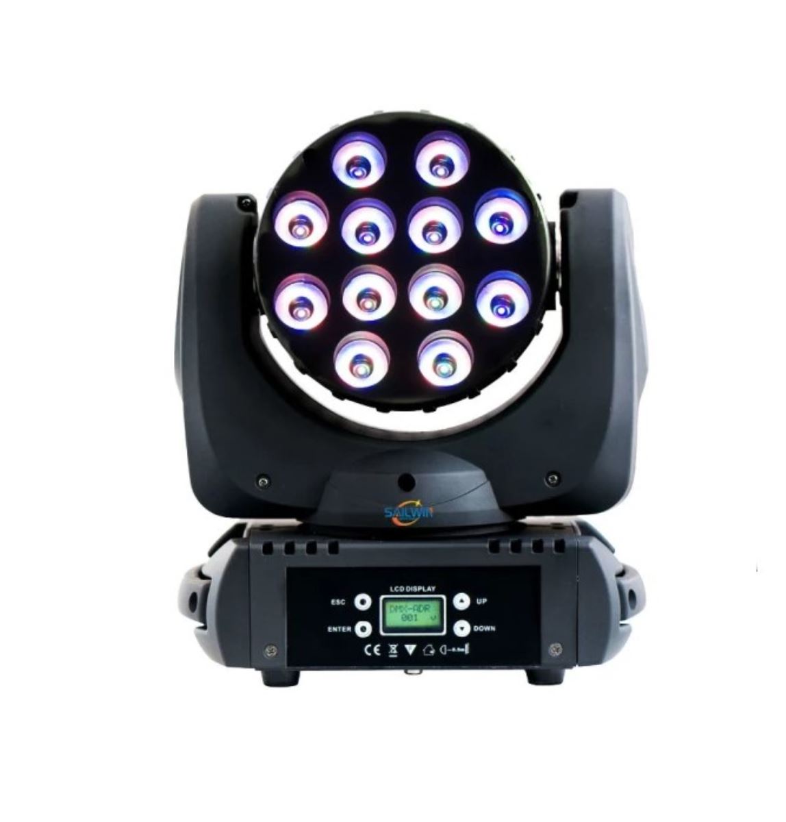 WSL-45070 12 X 10W Cree Led, 4 in 1, Moving Head  Beam Light 1