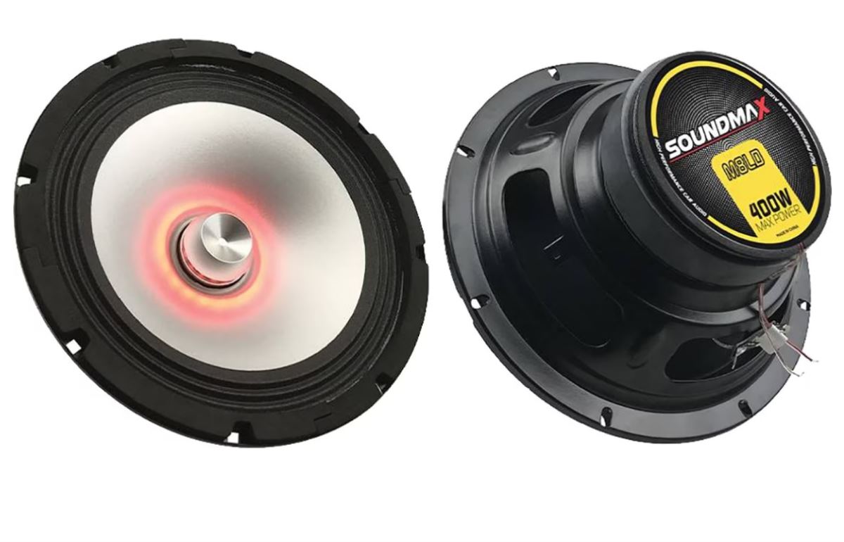 SOUNDMAX SX-M8LD 20 CM 400 WATT TEKLİ ÇIPLAK HOP 1